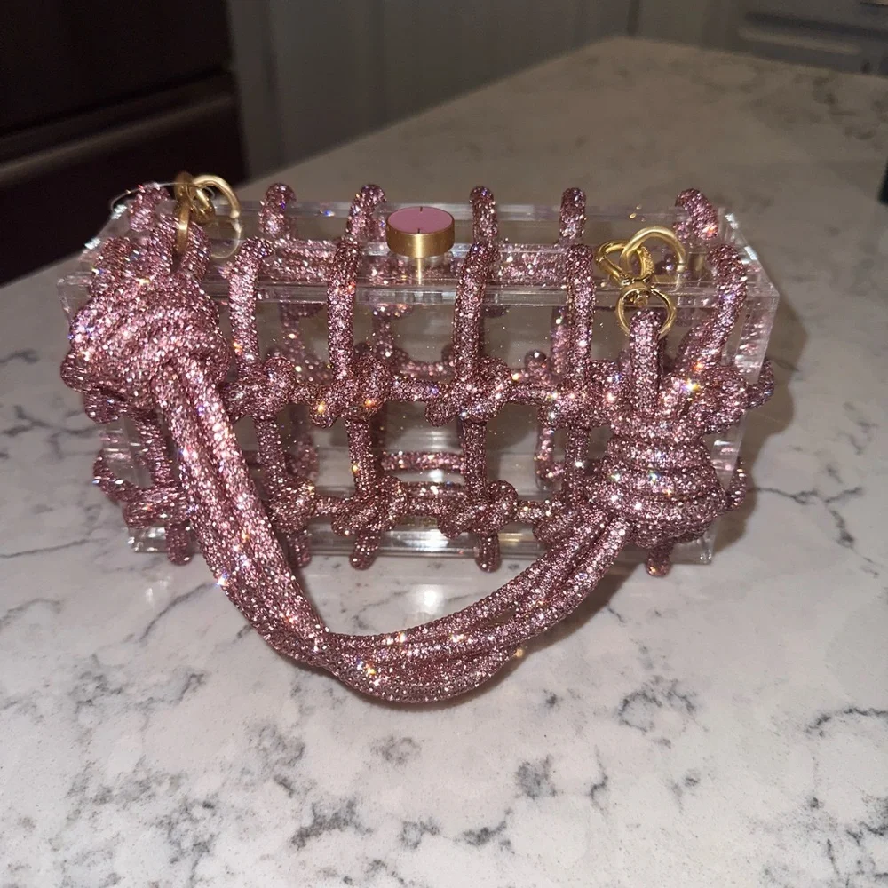 Cult Gaia Bess rhinestone shoulder bag - Picture 4 of 14